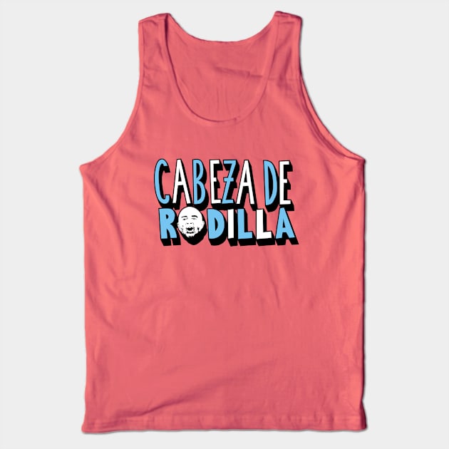 Sampaoli - Cabeza de rodilla Tank Top by Gabriel Pastor Store